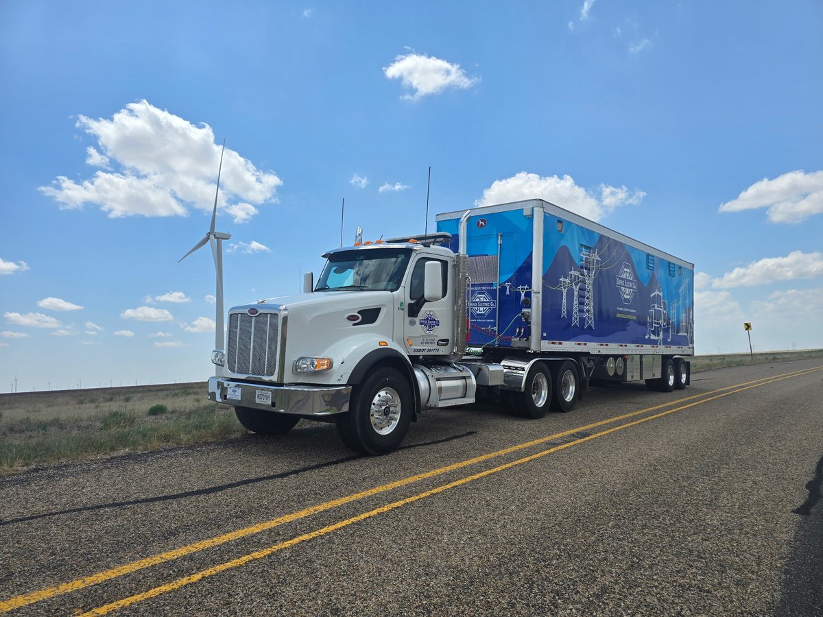 ServiceElecCo's tweet photo. Where the wind blows, Service Electric goes. Our Technical Services team is rolling into Texas and ready to work!⚡ https://t.co/liYWGVAyT5