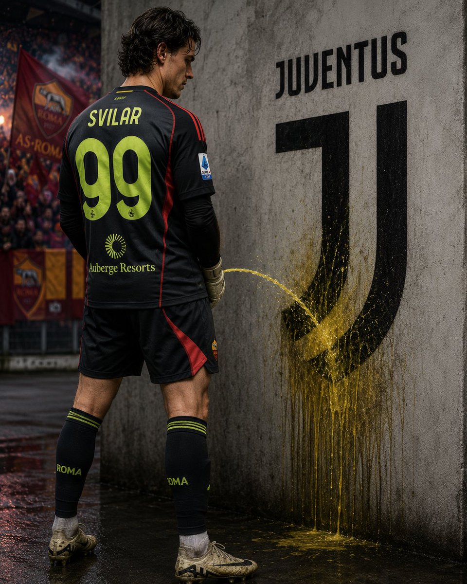 salowho's tweet photo. Ei @tuttosport ecco la risposta di Svilar e della Roma alla grande offerta bianconera 😂😂😂

Godetevi l'europa league gobbi del cazzo!

#svilar #juventus #roma #milesvilar #calciomercato #tuttosport #dimarzio #sky #seriea #fabrizioromano #soule #dybala #greenwood #worldcup https://t.co/qjUFu3iUP9