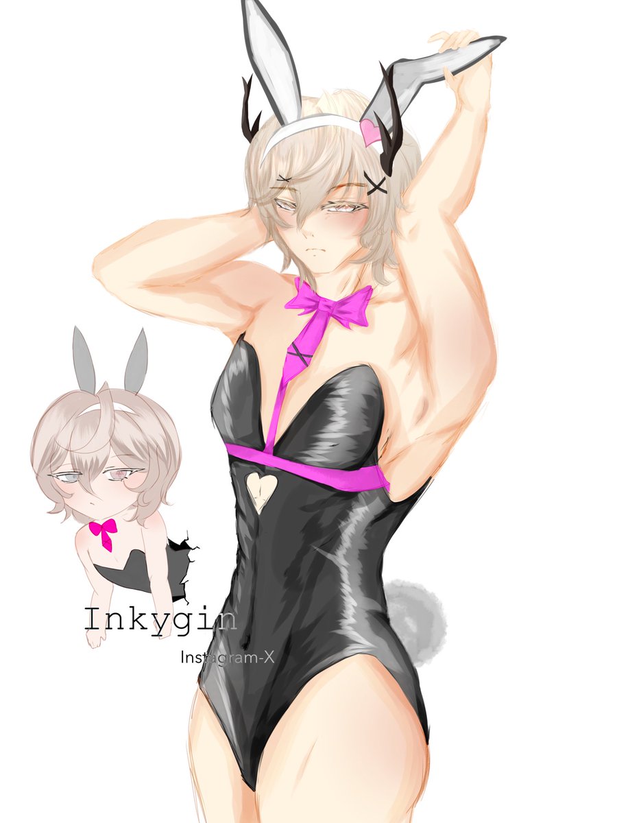 inkygin's tweet photo. Leviathan as rabbit hole miku! I may fix some details later, but for now this is the finished version😋 I’ve also been practicing a different artstyle lately as you can see here 👀
.
#WHB #Leviathanwhb #whatinhellisbad #Leviathanwhatinhellisbad https://t.co/ELKaDlZ7n6