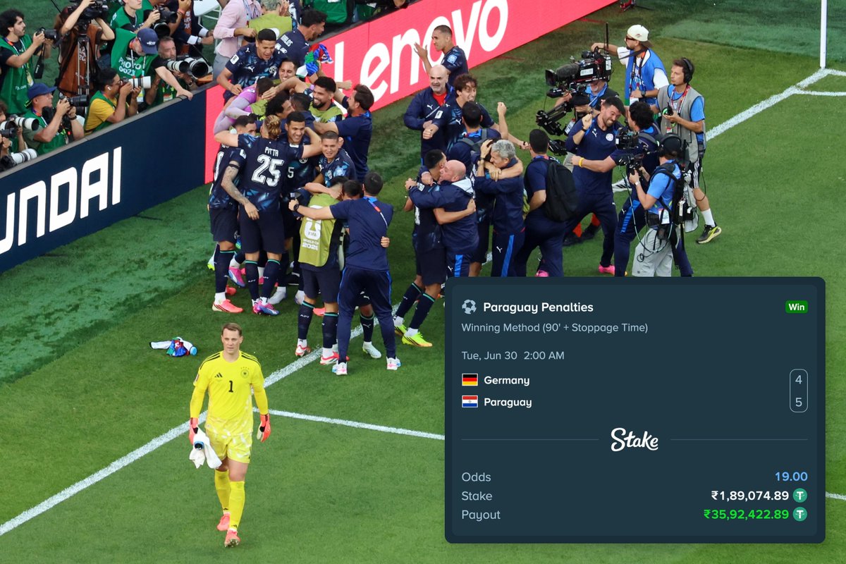 StakeIND's tweet photo. Netherlands AND Germany. Same day. π³
Both gone in the Round of 32.
Did anyone of you call it?
Drop your winslip + Bet ID + username below π
We might just send you a tip. π
#WorldCup2026 #StakeIND https://t.co/wubI0Dypo9