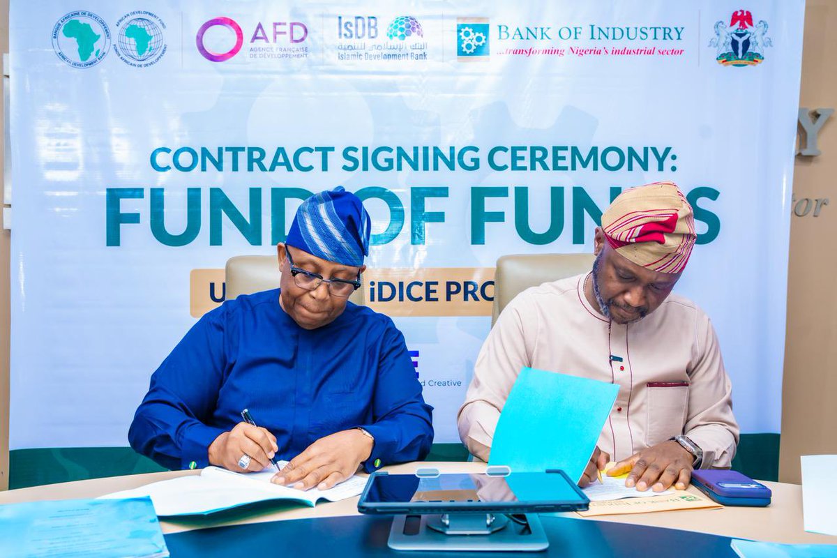 BOINigeria's tweet photo. BOI has appointed Kuramo Capital as the Fund Manager of the DICE Fund of Funds, a $170.6 million initiative designed to unlock more venture capital for technology and creative startups across Nigeria.

Together, we’re expanding access to finance, supporting innovation, and empowering the next generation of entrepreneurs. 

#BOI #iDICE #Innovation #Tech #CreativeEconomy
