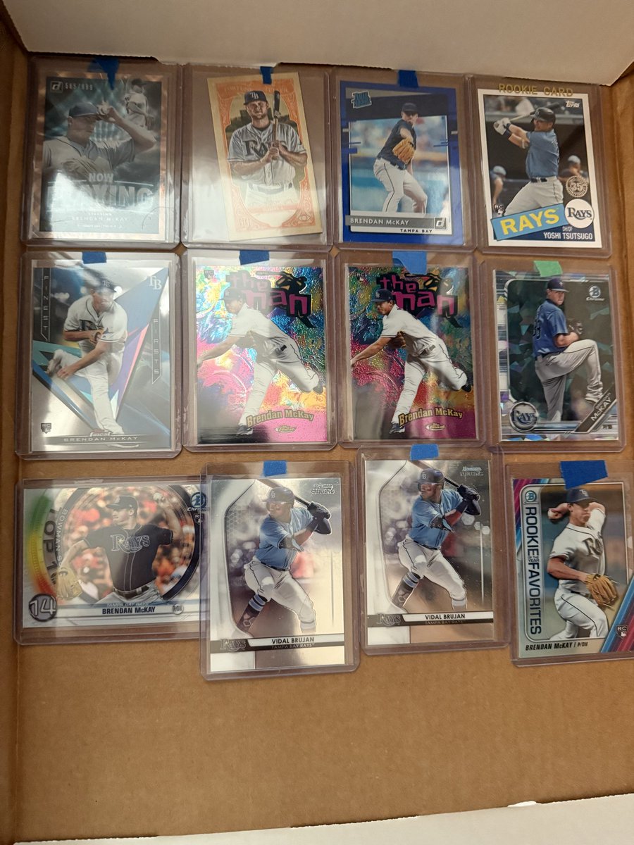 MerchOnly's tweet photo. @84baseballcards about 2400 Rays, looking for $275 shipped. With one of the nicest patches (4 color) you’ll find. https://t.co/CyoZyDXKWk