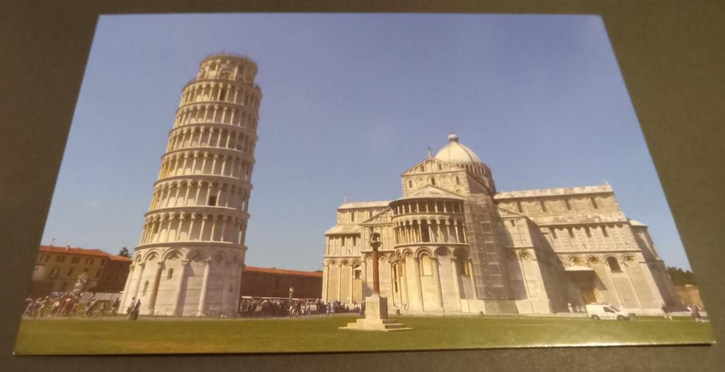 Crawfish123's tweet photo. Leaning Tower of Pisa #PostcardTuesday https://t.co/rLrcMF0Qn5