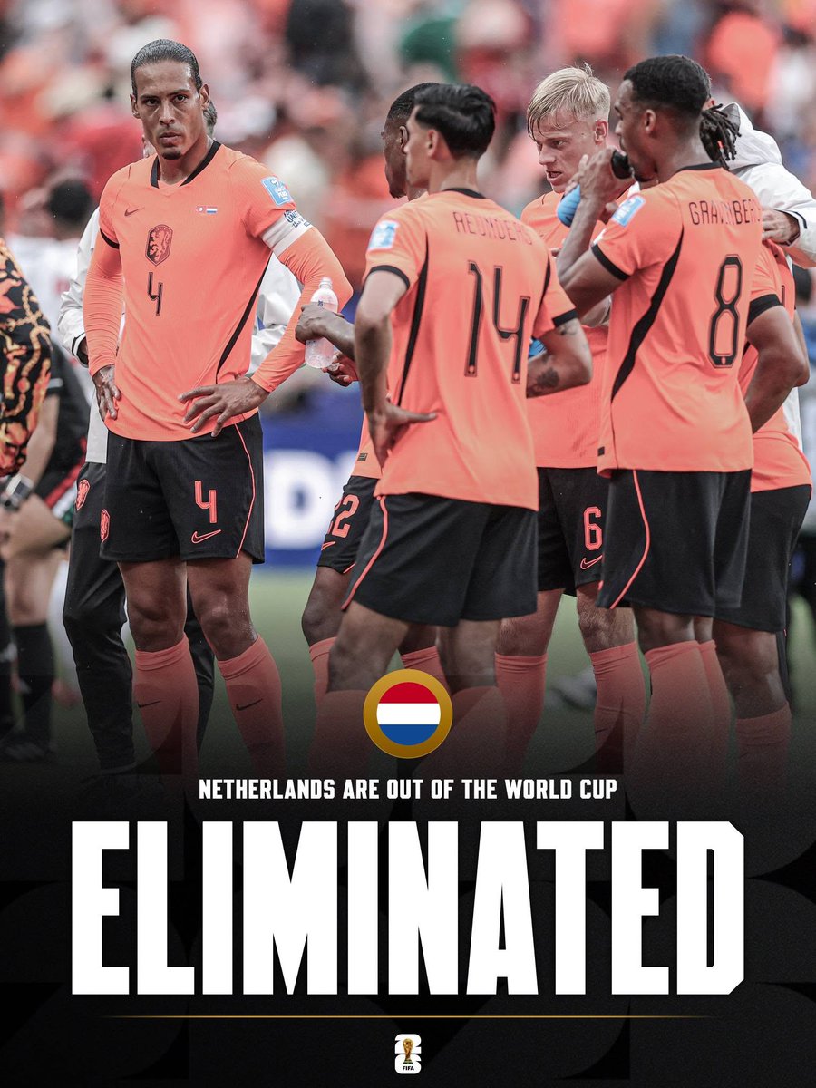 wergameio's tweet photo. Morocco are through to the Round of 16, while the Netherlands bow out. Football never stops surprising us. โฝ๐
#WerGame #WorldCup https://t.co/IQACBpfBFw