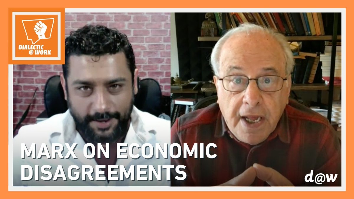 dialecticatwork's tweet photo. All-new #DialecticAtWork with @ShahramAzhar and @profwolff discussing #Marx on Economic Disagreements available now here: https://t.co/0D5YMMsDa8 @dialecticatwork https://t.co/6RI0hz95tF