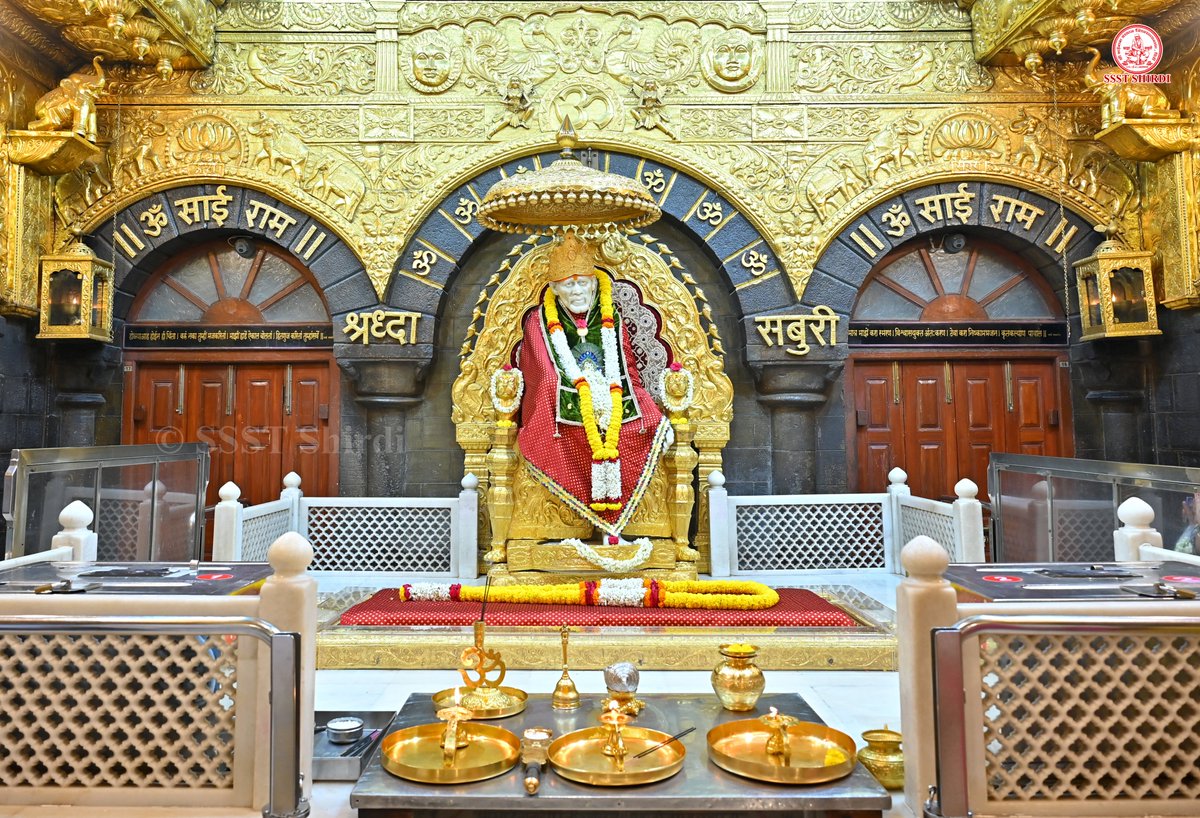 SSSTShirdi's tweet photo. *!! ॐ साई राम !!*
*श्री साईबाबा संस्थान विश्वस्त व्यवस्था,शिर्डी*
*!! ॐ Sai Ram !!*
*Shri Saibaba Sansthan Trust, Shirdi*
≈≈≈≈≈≈≈≈≈≈≈≈≈≈≈≈≈ 
*आरती :- धुपारती*
*मंगळवार ३० जून २०२६*  
*Aarti :-Dhooparti*
*Tuesday 30 Jun 2026* https://t.co/oeG30GFbQP