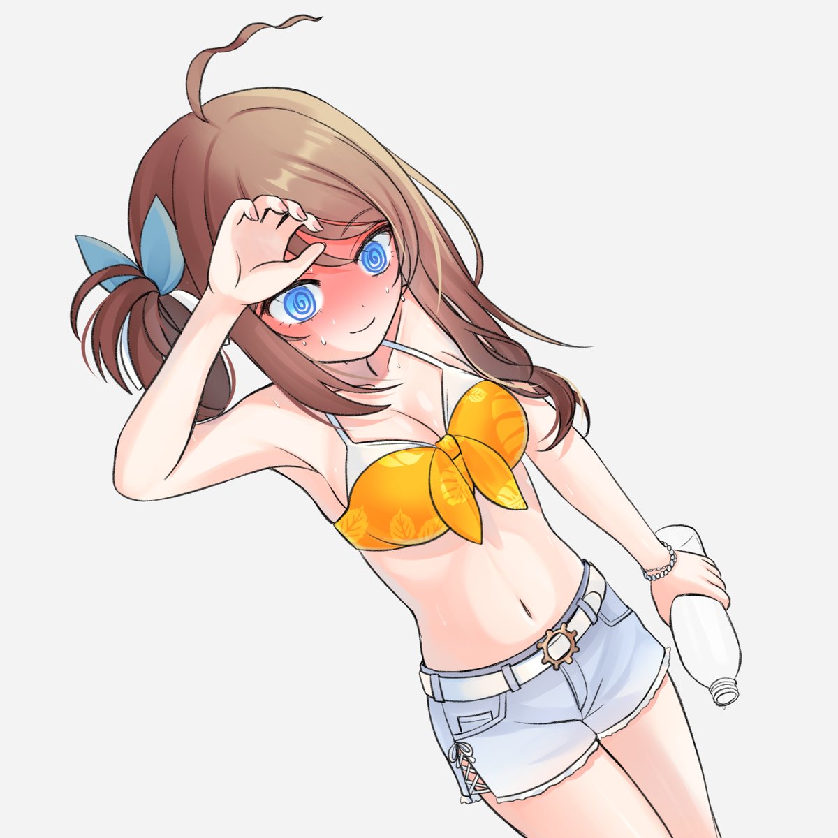 暑い、溶けそう… 長鯨 #艦これ版深夜の真剣お絵描き60分一本勝負 #艦