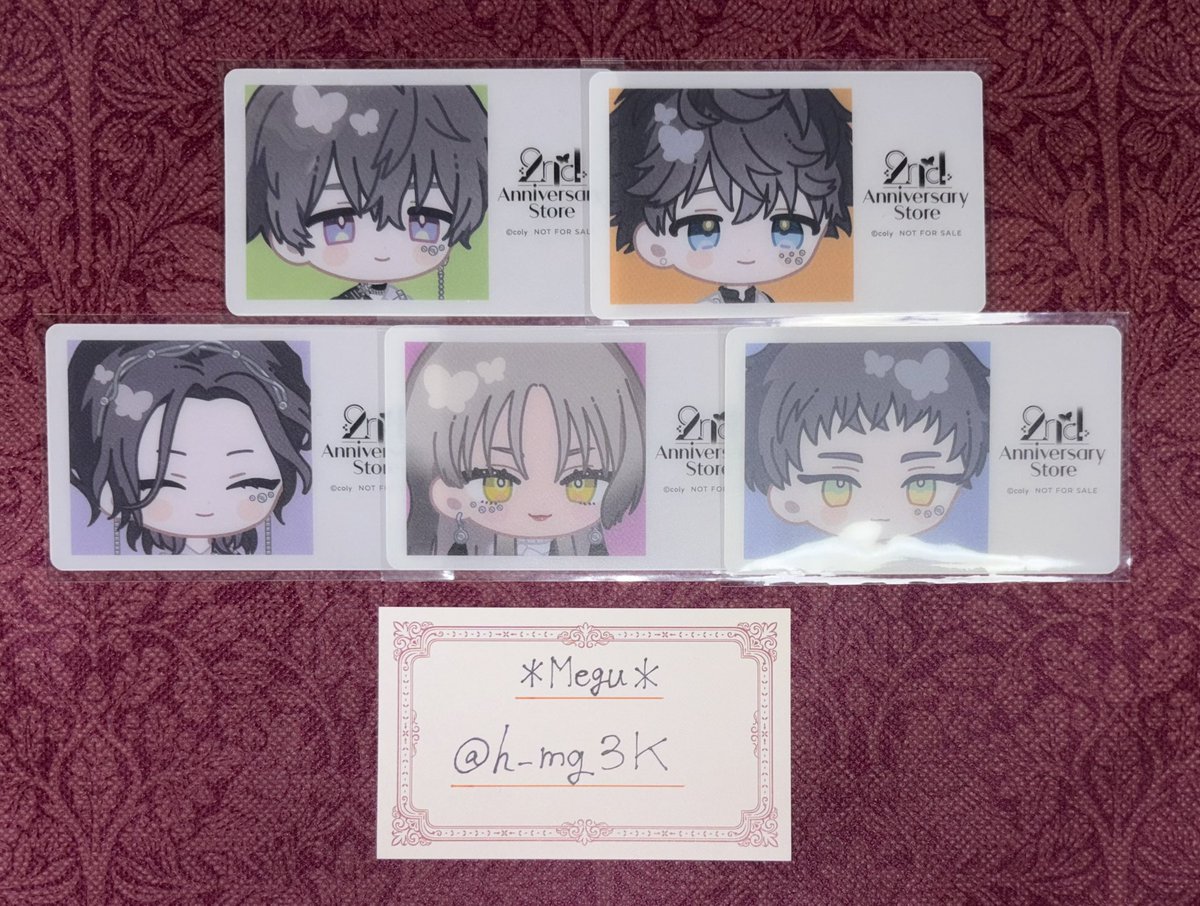 h_mg3K's tweet photo. 【交換】ブレイクマイケース ブレマイ 2nd Anniversary 2周年 後半 特典

譲⇒城瀬.樋宮.隠岐谷.御門.神家

求⇒ 皇坂、相沢 > 節見 各1

郵送交換
検索よりお気軽にお声がけ下さい🙇🏻‍♀️ https://t.co/WtVFfDCT2D