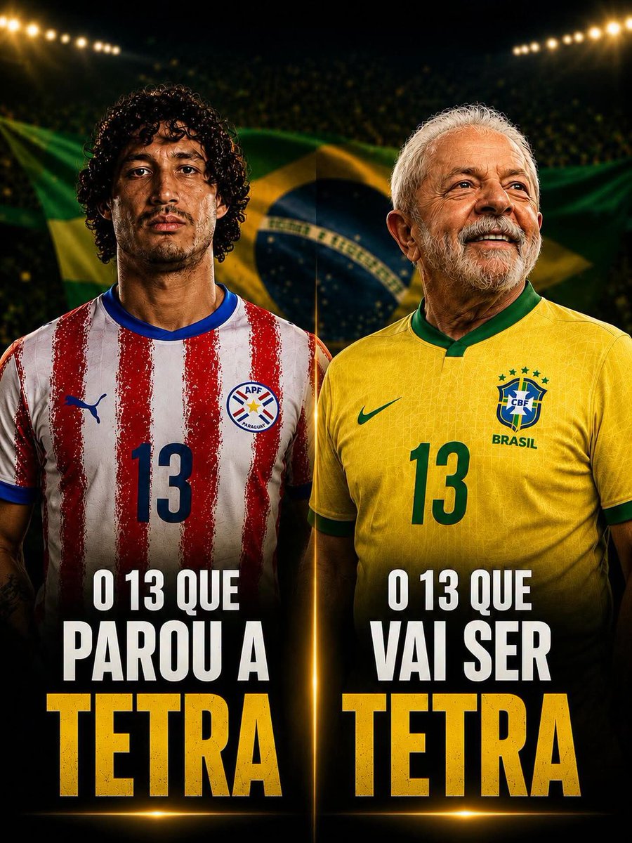 253730's tweet photo. Assim será  Lula 13 https://t.co/W6PTlLDA7z