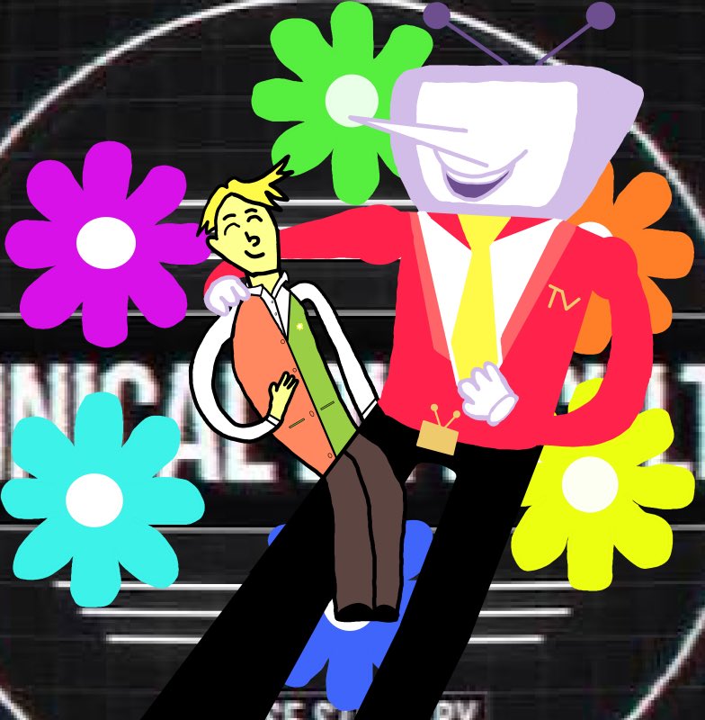 kcatjade's tweet photo. I made Tenna x Flowery art! Can y'all tell it's my first ship art. lol 
#Deltarune #Tenna #Flowery #SeedRT https://t.co/ueXFZW710I
