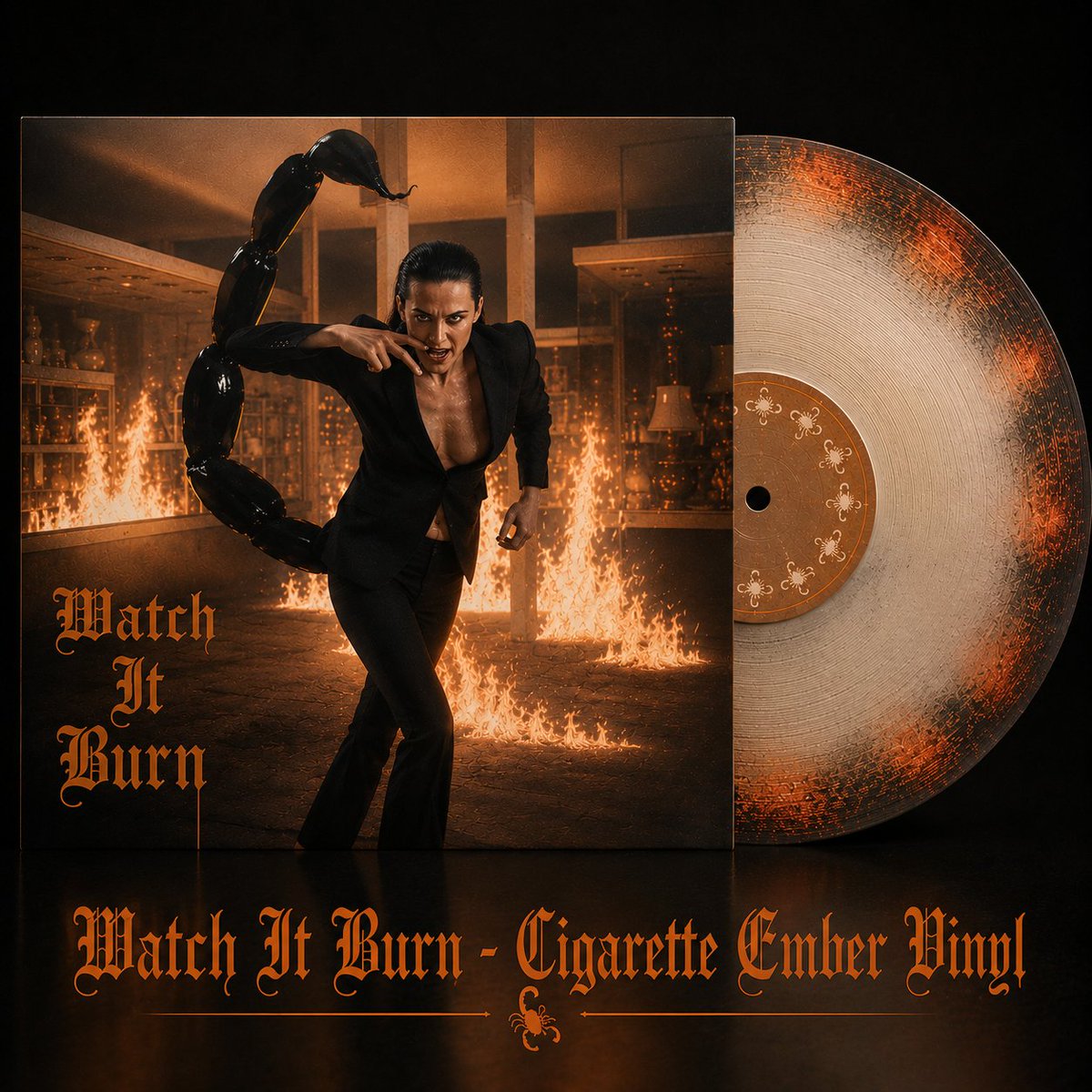 KatysSunflower's tweet photo. Thinking about "Watch it Burn" Vinyl concepts. 
Would buy all three ❤️‍🔥 https://t.co/0MxOIGr7TK