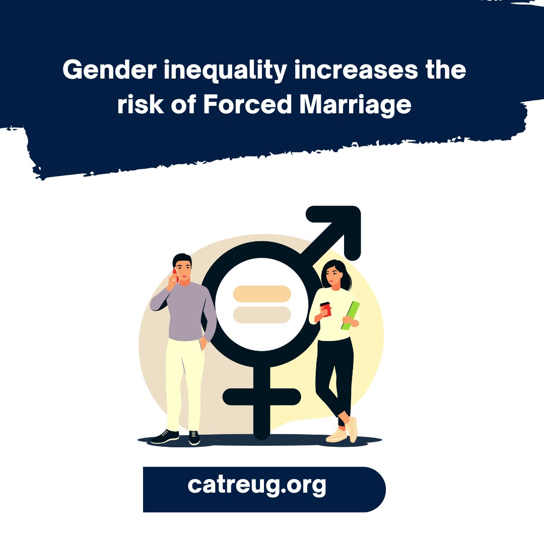 CATREUG's tweet photo. When girls and women are treated as less valuable than boys and men, they become more vulnerable to forced marriage, exploitation, and human trafficking.
#Endforcedmarriage
#Endtrafficking https://t.co/5lh4qKi4cd