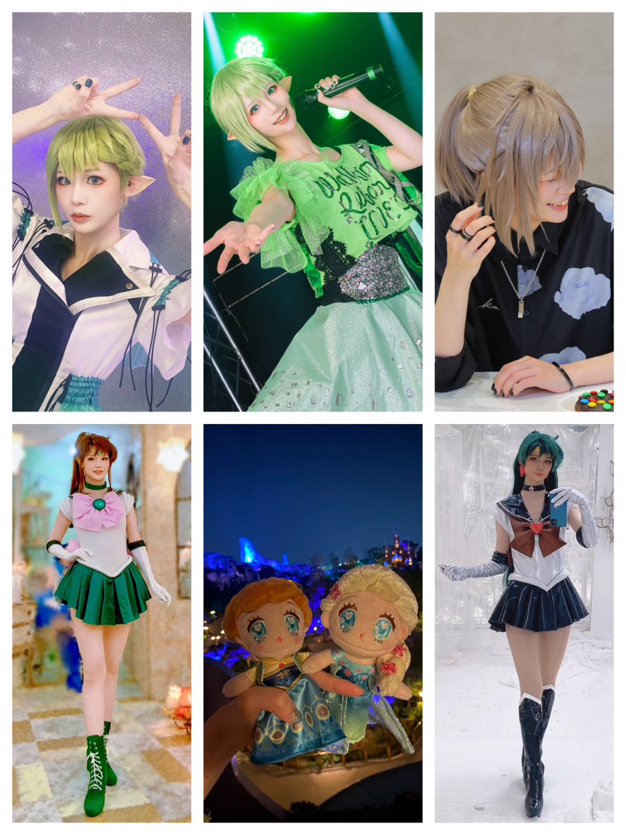 hgrnRR's tweet photo. 🌈🕒コス初めてやったり、ルミ初出し、マクロスそしてセラムン併せって感じでした！🎀🌙✨✨
下半期はディズニー仮装とセラムン併せしか予定入れてませんが、限られた機会の中でもゆるゆる楽しもうと思います！！
 #2026年上半期コスプレ総決算 https://t.co/EGbOopBqiV