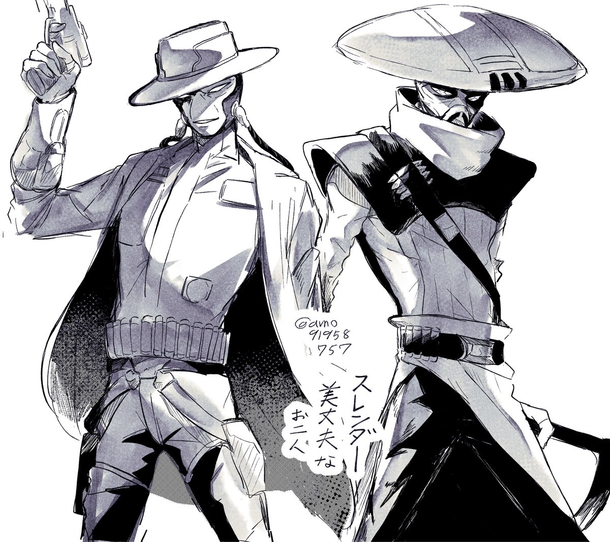 amo91958757's tweet photo. このスレンダー美人2人のキャラデザも最高 https://t.co/faA2422Ju7