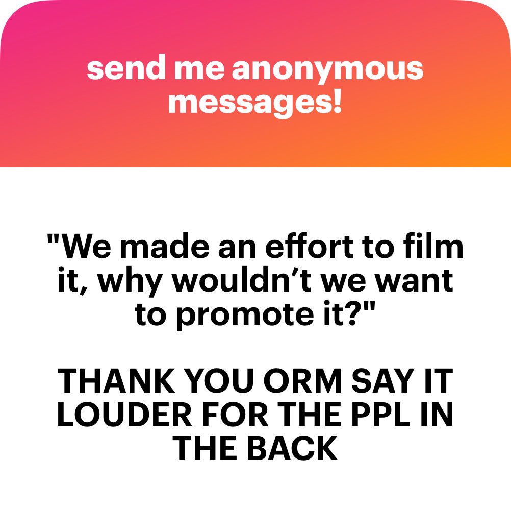 ddiddilingorm's tweet photo. YES THIS IS WHAT I AM SAYING. Even ling said though their schedules are tough they will film promotions when needed. It’s not an excuse if the channel makes an effort. We see examples of it from other celebs who are able to do it because their companies managed their time https://t.co/0EDLBRu4rr