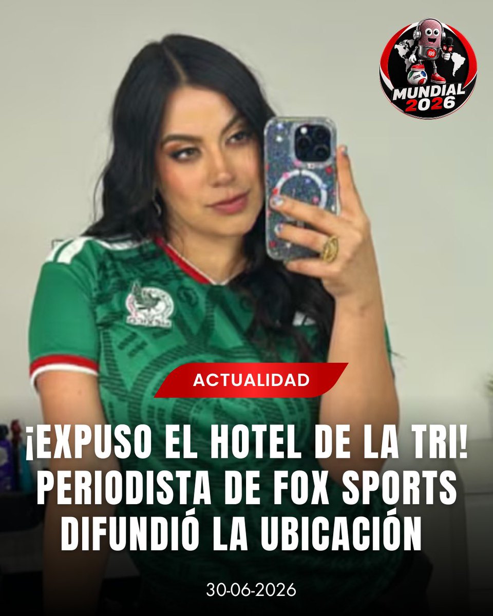Radio_i99's tweet photo. Ana Valero, periodista de Fox Sports, difundió la ubicación del hotel donde se hospedaba la selección de Ecuador y, de forma sarcástica, invitó a los aficionados mexicanos a "no hacer ruido" en los exteriores del lugar. 🇪🇨🇲🇽

Horas después, cientos de aficionados se concentraron frente al hotel, donde realizaron cánticos, hicieron ruido y lanzaron pirotecnia durante la noche, afectando el descanso de La Tri antes de su partido por el Mundial 2026.

📻 Radio i99 rechaza categóricamente este tipo de acciones. 

💛💙❤️ ¡Vamos, Tri! 🇪🇨💪

#LaTri #Ecuador #FairPlay #Mundial2026