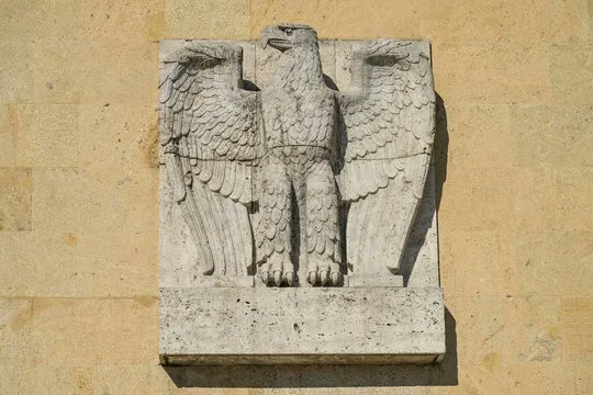 ccurley23's tweet photo. The German Nazi eagle. Hitler thought he was a gift to the German people. @WhiteHouse #dictators #propaganda @RpsAgainstTrump https://t.co/7WOM6lEILk