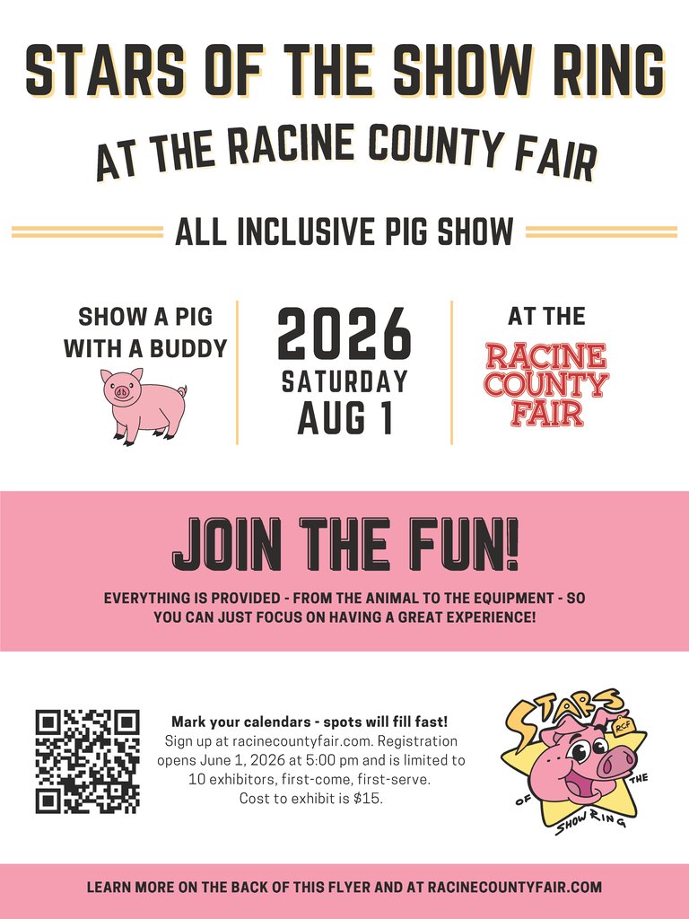 UGHSBroncos's tweet photo. Stars of The Show Ring at the Racine County Fair- There is still time to take part in this exciting opportunity to show animals at the Racine County Fair alongside 4H members! https://t.co/aPZLgdXjUI