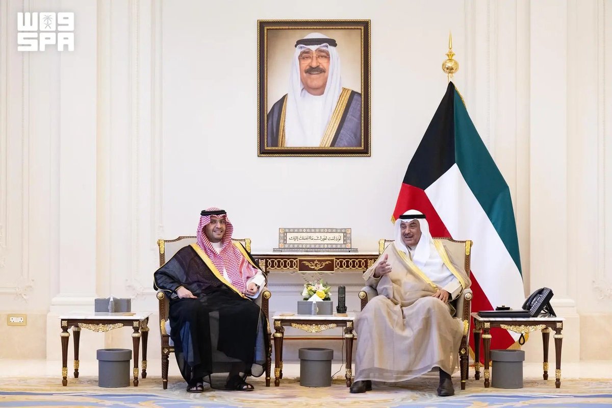 ولي عهد الكويت يستقبل الأمير تركي بن محمد بن فهد لتعزيز العلاقات