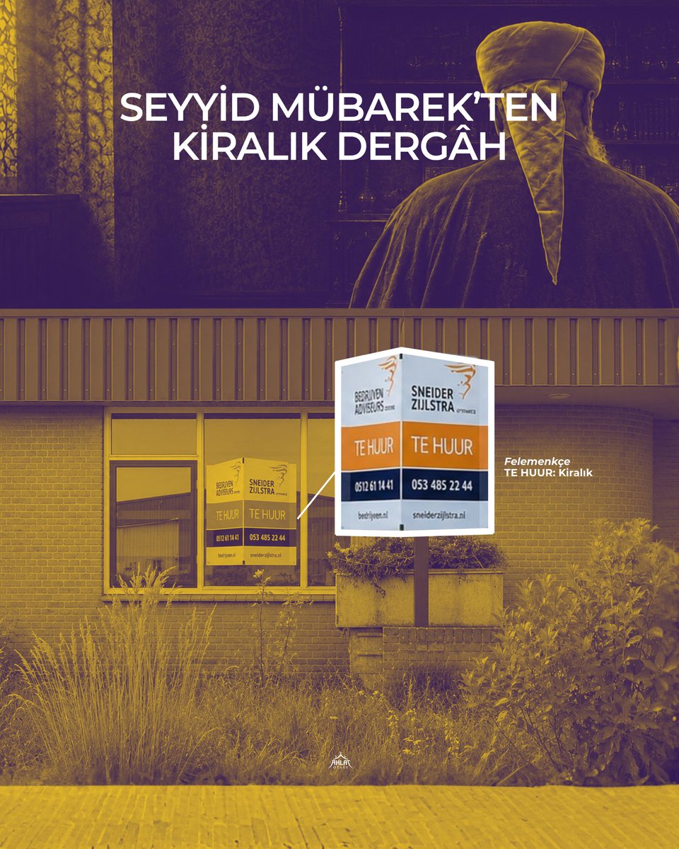 ahlatotagi's tweet photo. Seyyid Mübarek’ten Kiralık Dergah

İlgilenenler (!) için levha üzerinde aracı emlak firmasının iletişim bilgileri yer alıyor.