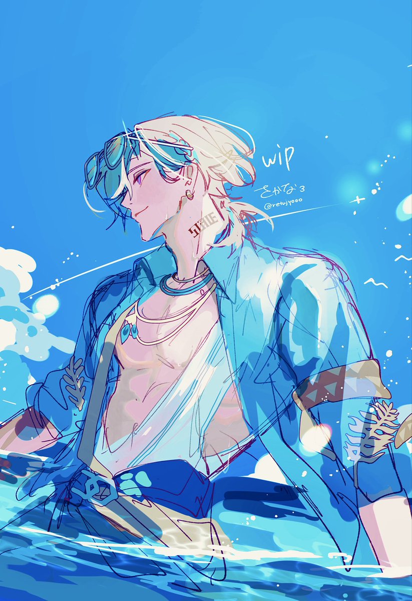 retujyooo's tweet photo. 🌊🦚 https://t.co/smD4y4wd0M
