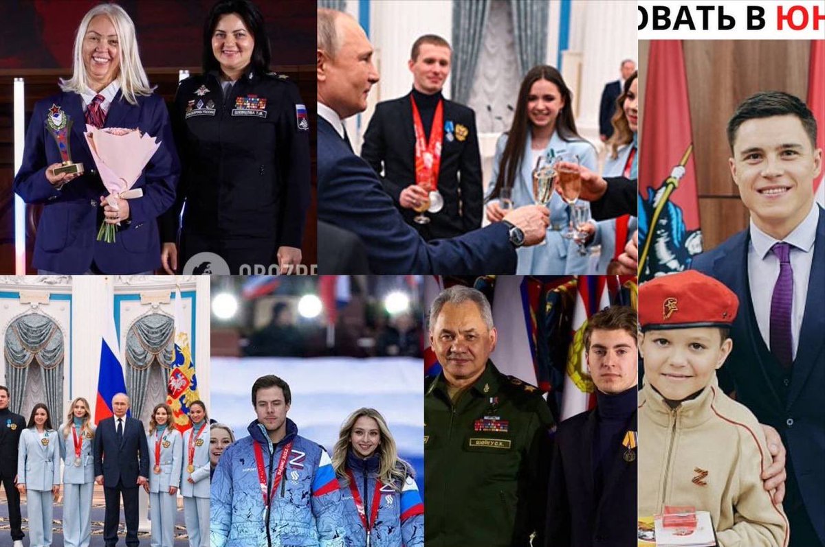 danzo_fs's tweet photo. “neutral” athletes, here we go!!!

If someone says that more new ru skaters are not in these photos and did not hug p*tin, it is only because they did not win anything at the last Olympics, if they had won - you would 100% see such photos with Gumennik and Petrosyan. https://t.co/6l7LU9LCQu