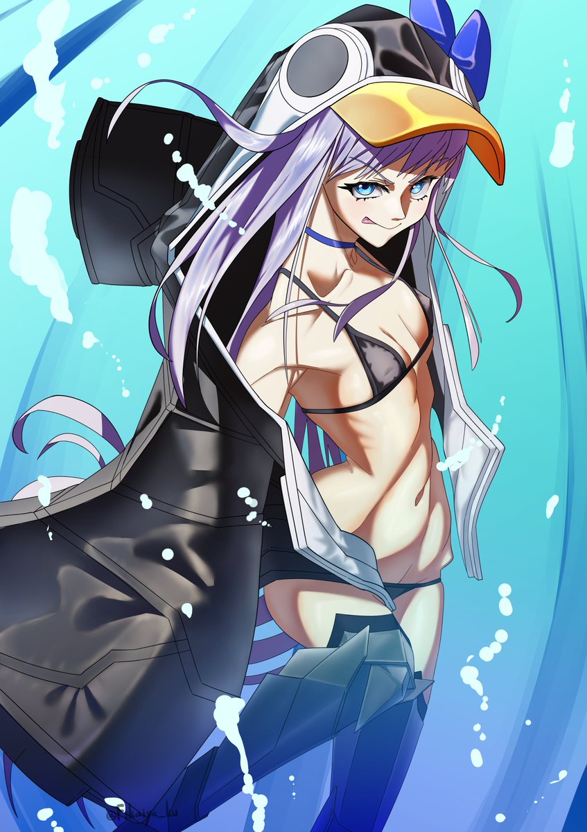 Fikaiya_ku's tweet photo. ラムダリリス
水中な背景バージョン　暑さを乗り切ろう…！！
FGO https://t.co/S5Pkzvypt5