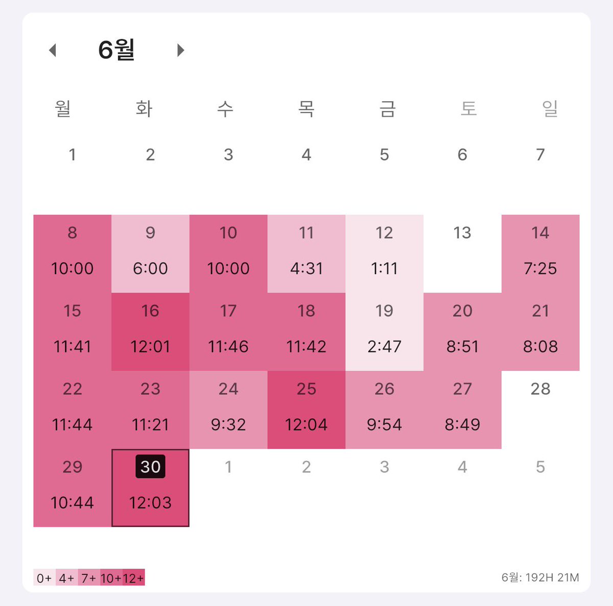__clouduu's tweet photo. 6월 공부기록☁️ https://t.co/YbwqvAXL9G