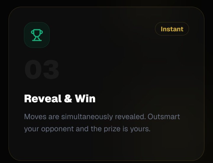 thearena26's tweet photo. How to play?
3 easy steps 
1. Pick your Role
2. LOCK YOUR MOVE
3. Reveal &amp; Win. https://t.co/N999zdfSwP