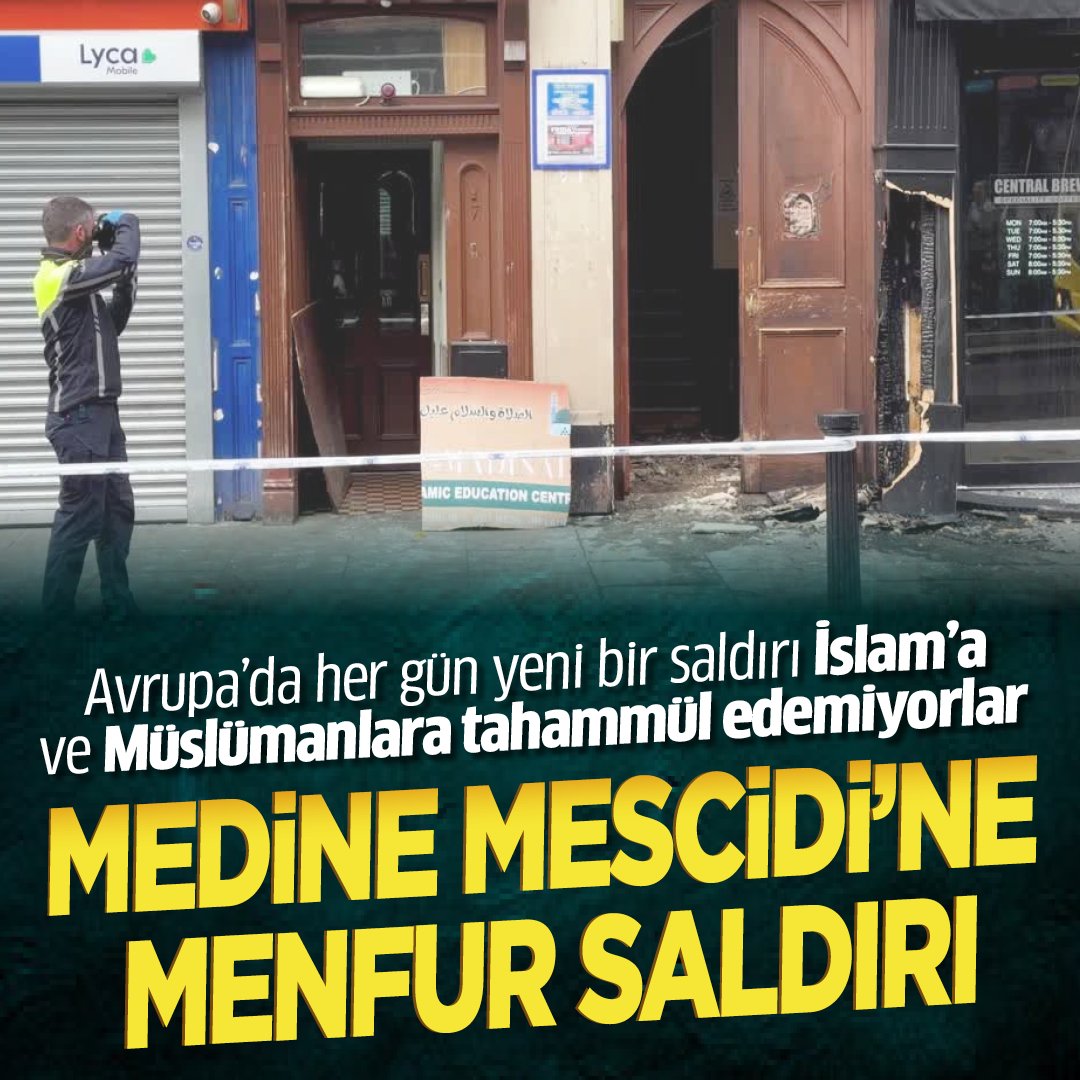 milligazetecom's tweet photo. Avrupa’da her gün yeni bir saldırı İslam’a ve Müslümanlara tahammül edemiyorlar...Medine Mescidi’ne Menfur saldırı

🔔Haberin detayları için tıklayın ⤵️

https://t.co/PkuE9E2k3o https://t.co/qnC7BeejDh