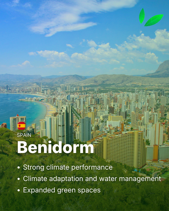 EUGreenCapital's tweet photo. The 2028 finalists for the #EUGreenLeaf Award are also here! 🍃💚  

👏Congratulations to: 
Benidorm 🇪🇸
Chiclana de la Frontera 🇪🇸
Estarreja 🇵🇹

Best of luck to the finalists as they move into the final stage of the competition 🙌 https://t.co/JWMaBKN5na