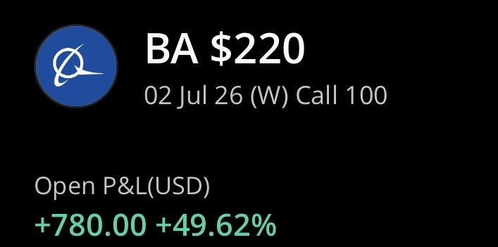 Lemonade_Trades's tweet photo. Out of $BA here 🍋 https://t.co/cFPYujBcli
