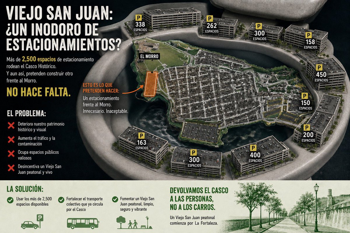 giangonz's tweet photo. Un inodoro de multipisos rodeando la Isleta. Genial. https://t.co/k7N8RnV3Y1