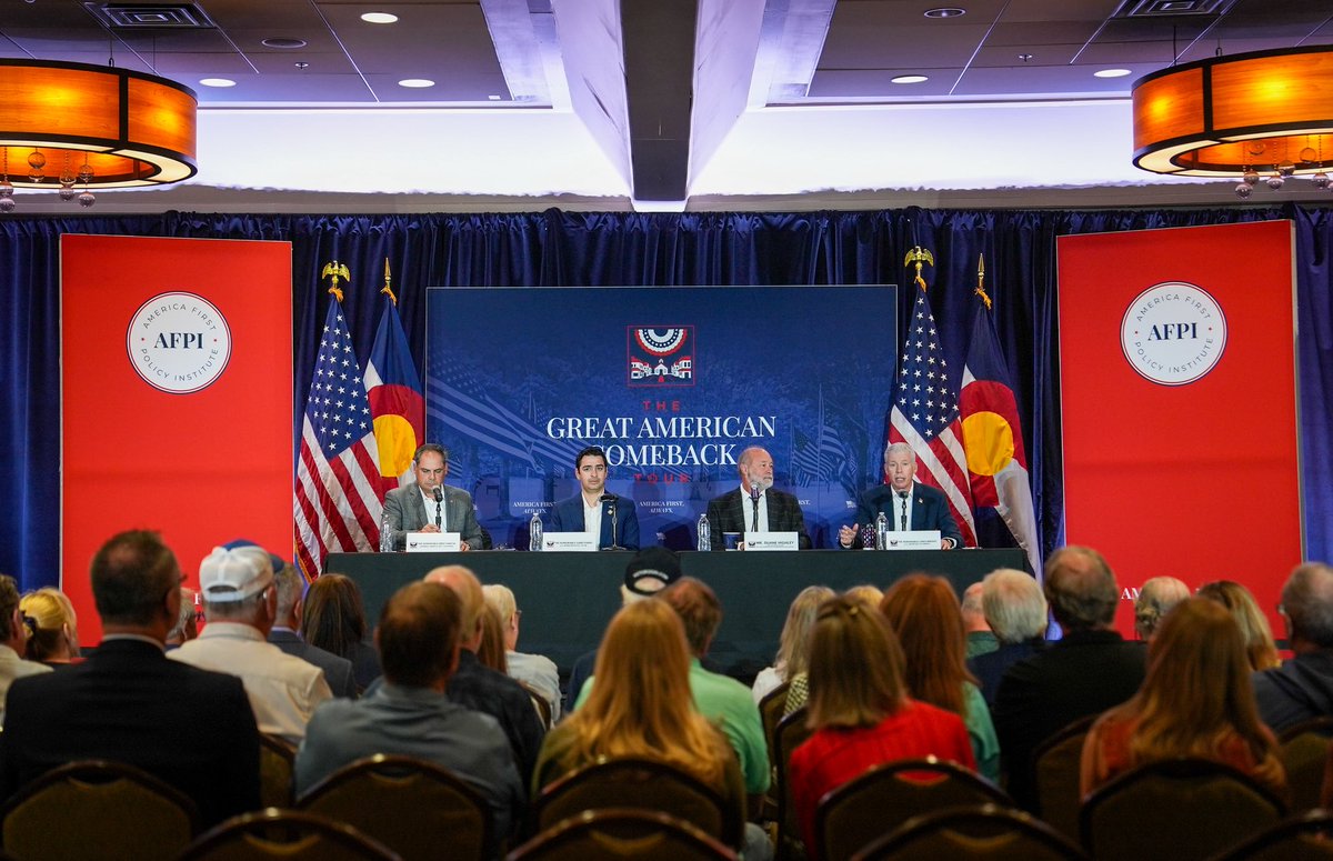 SecretaryWright's tweet photo. Affordable, reliable, and secure energy makes peoples lives better—it's what energy is all about. 

Honored to join @RepGabeEvans in my home state of Colorado where we shared our common passion for bettering our state and country through expanding access to American energy. https://t.co/TvBIhUpfih