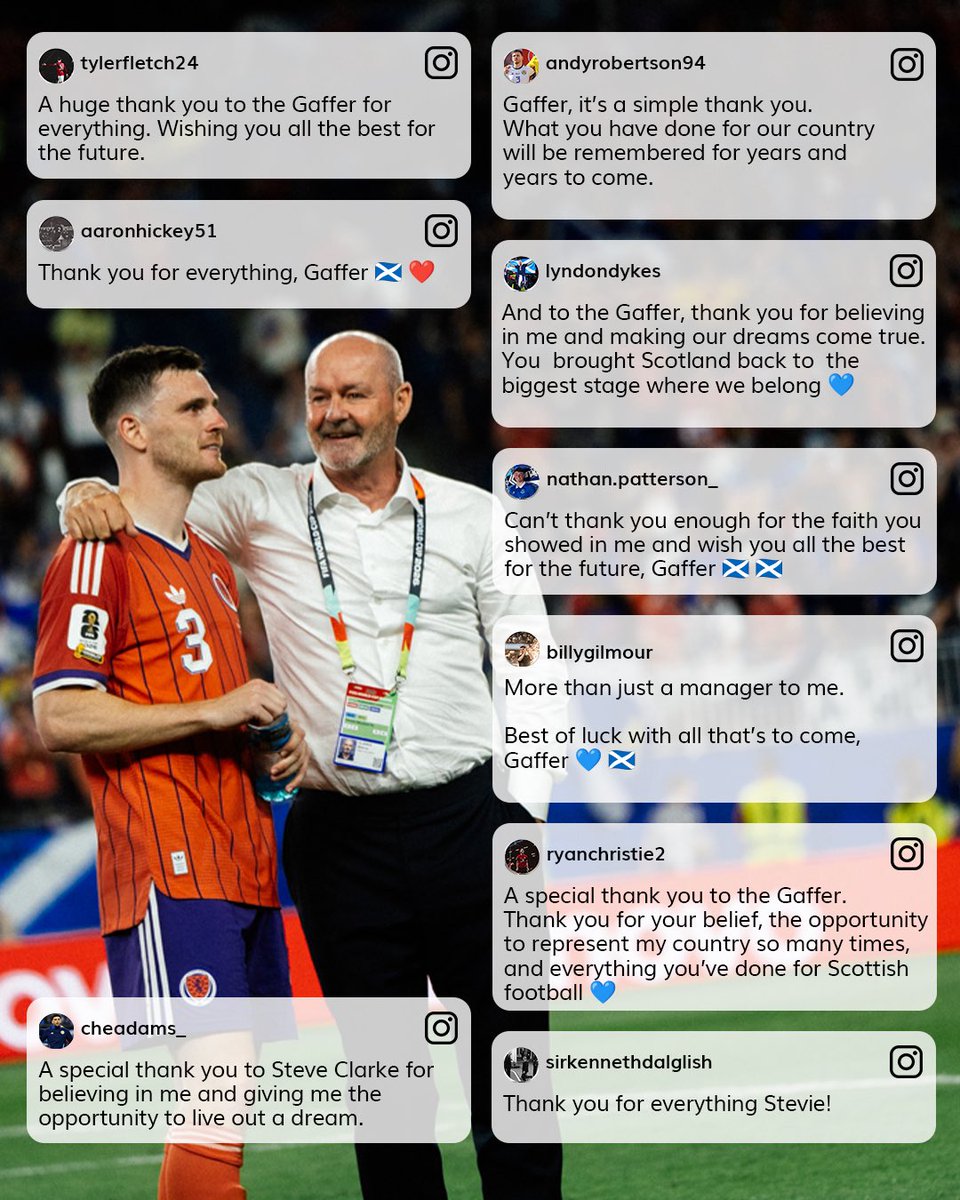 ScotlandNT's tweet photo. 📲 Messages of support for our outgoing Head Coach 💙 https://t.co/4o9g4QJ4NK