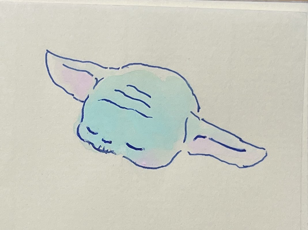 uuni_work55's tweet photo. Juice+のブルー。線画を描くのにしっくりきた✒️
#grogu https://t.co/eVqplacVqS