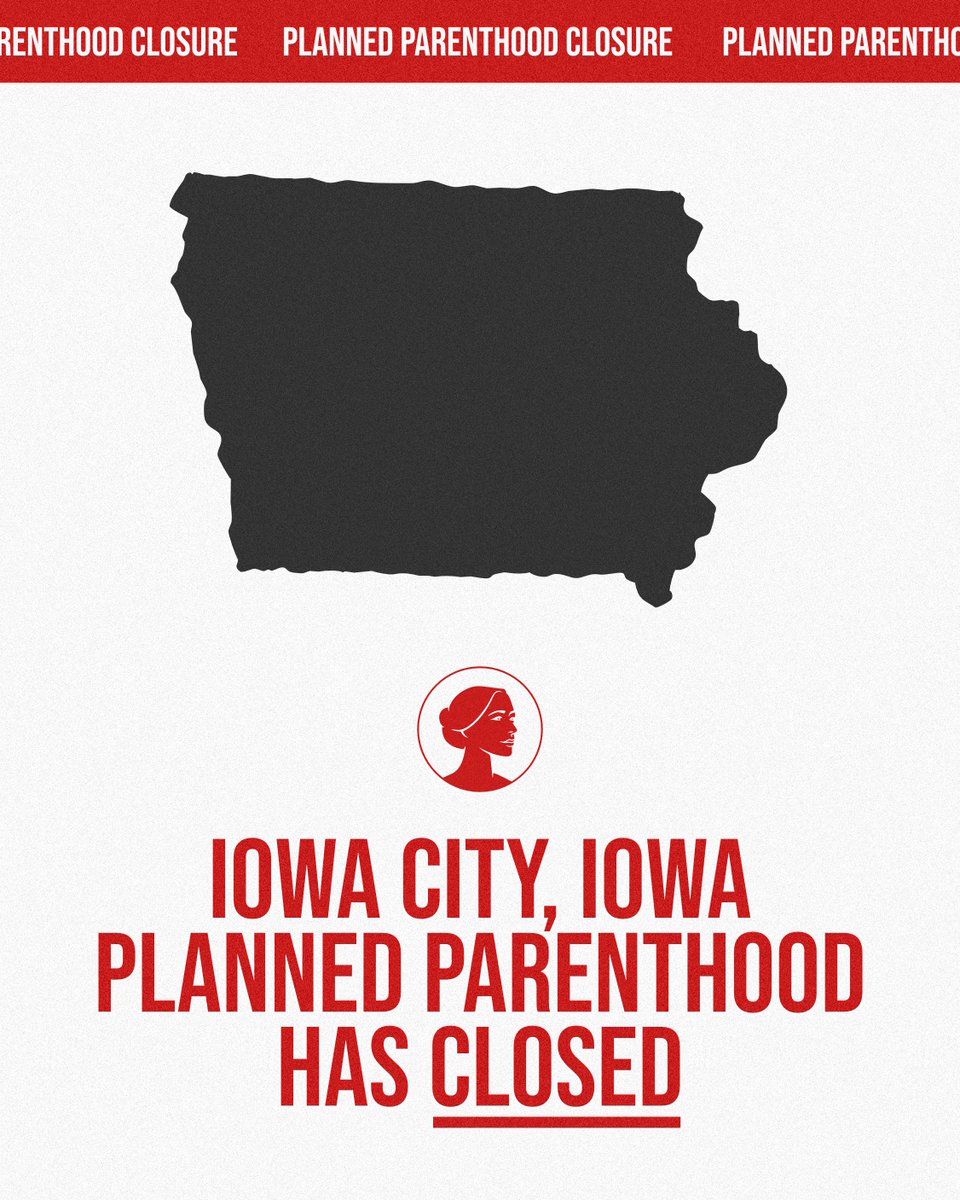 sbaprolife's tweet photo. The Iowa City Planned Parenthood, which performed abortions, will permanently close, bringing the total to 55 Planned Parenthood closures nationwide. This is a step toward a future where women are supported, not steered toward abortion, and where our nation’s priorities reflect the dignity of every human life.

Women and unborn babies deserve better than an abortion industry built on taxpayer dollars.

As America nears its 250th birthday, the next chapter begins with life.