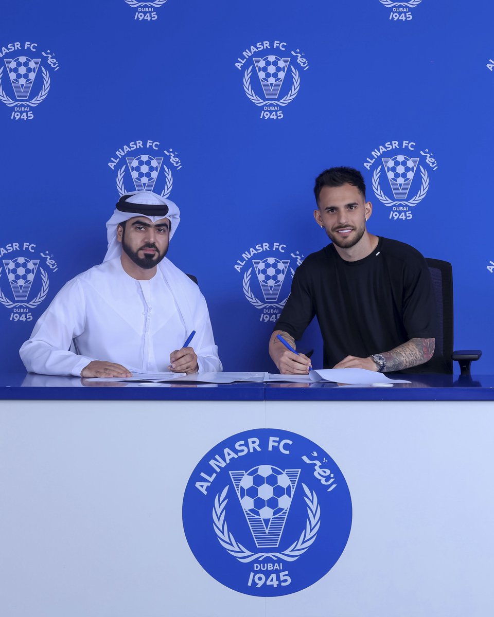 Pisacnro's tweet photo. 🚨 UFFICIALE
✍️ Marius #Marin è un nuovo giocatore dell'Al-Nasr.
🔎 Il centrocampista rumeno ha firmato un contratto di due stagioni, fino al 2028.

📸 @alnasr_sc https://t.co/OCliNyODn5