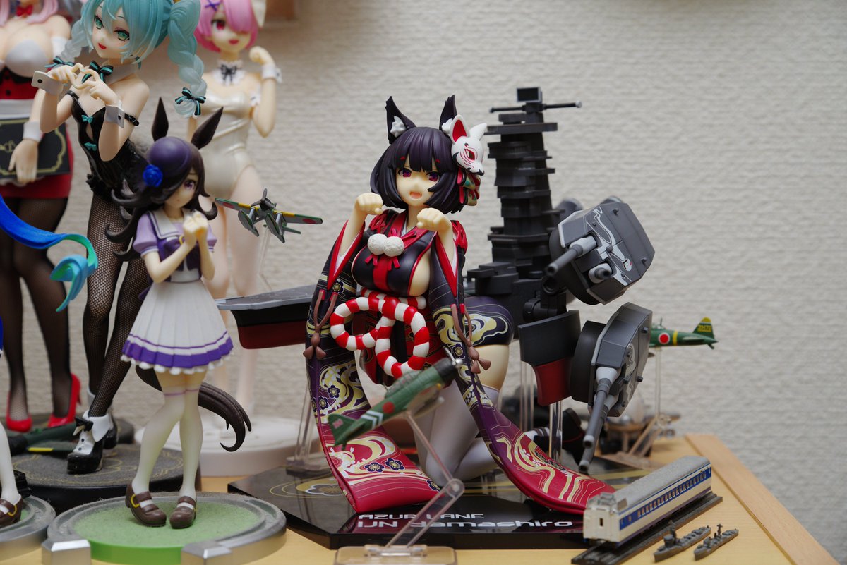 AF540FGZでアズールレーン 山城改のフィギュアを撮ってみました。天