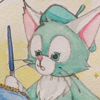 このアカウントの最初のアイコンはジェラトーニ🐱🎨でした