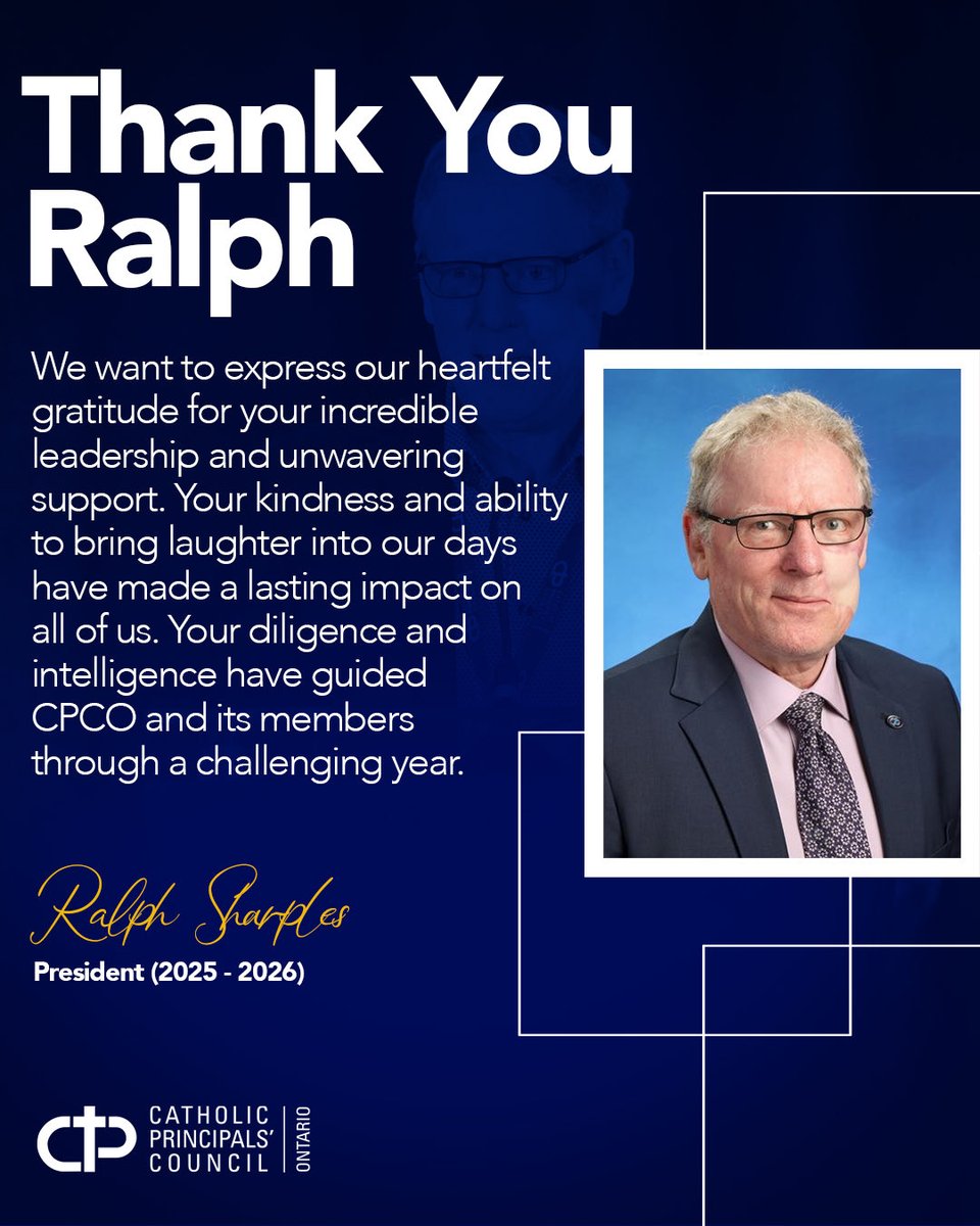 CPCOofficial's tweet photo. Today is Ralph’s last day as President of CPCO, join us in extending gratitude for his contributions during his tenure. https://t.co/z3aQlRy7su