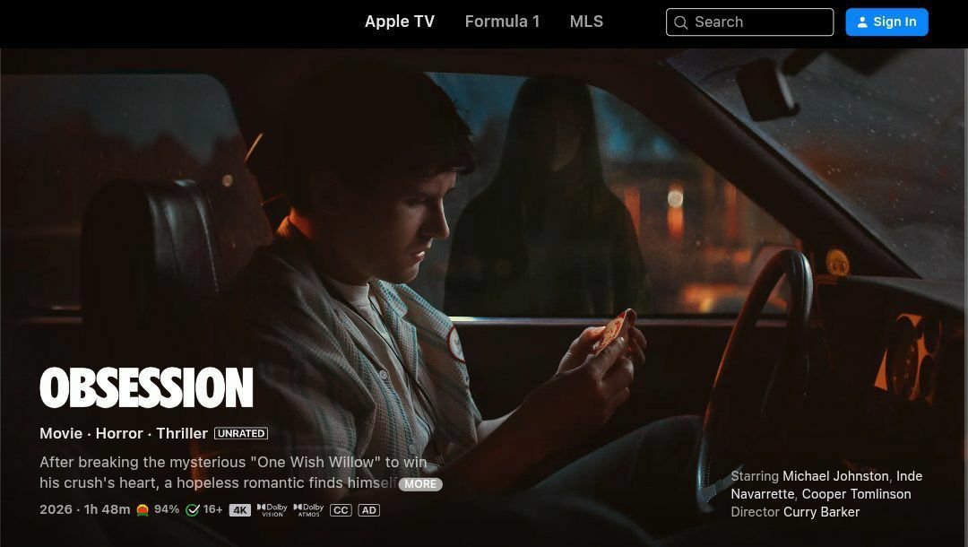 list_podu's tweet photo. Now Available to Rent/Buy🥳  

💥 OBSESSION (2026) [Movie] on #PrimeVideo (🇦🇺) &amp; #AppleTV In #English Languages!!

🎉 Joìn 👉 @list_podu

#Obsession #Blumhouse https://t.co/dgtrwe6AZR