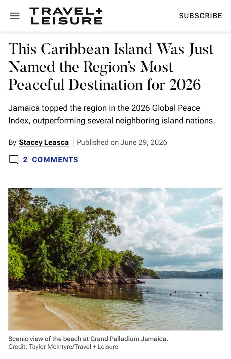 5Solae's tweet photo. A visionary said his intention was that we’d be able to sleep with our windows and doors open. It was met with derision. Nowadays I seldom hear it brought up. Imagine that? Anyhow, please see below ⬇️ 🇯🇲 https://t.co/xF606ruuWS