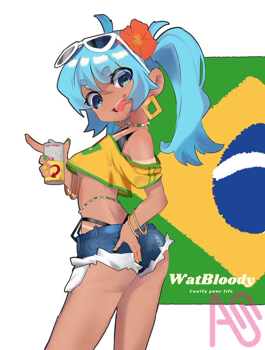 WatBloody's tweet photo. HATSUNE MIKU É DO BRASIL #BRAXJAP https://t.co/jdJH6NP91i