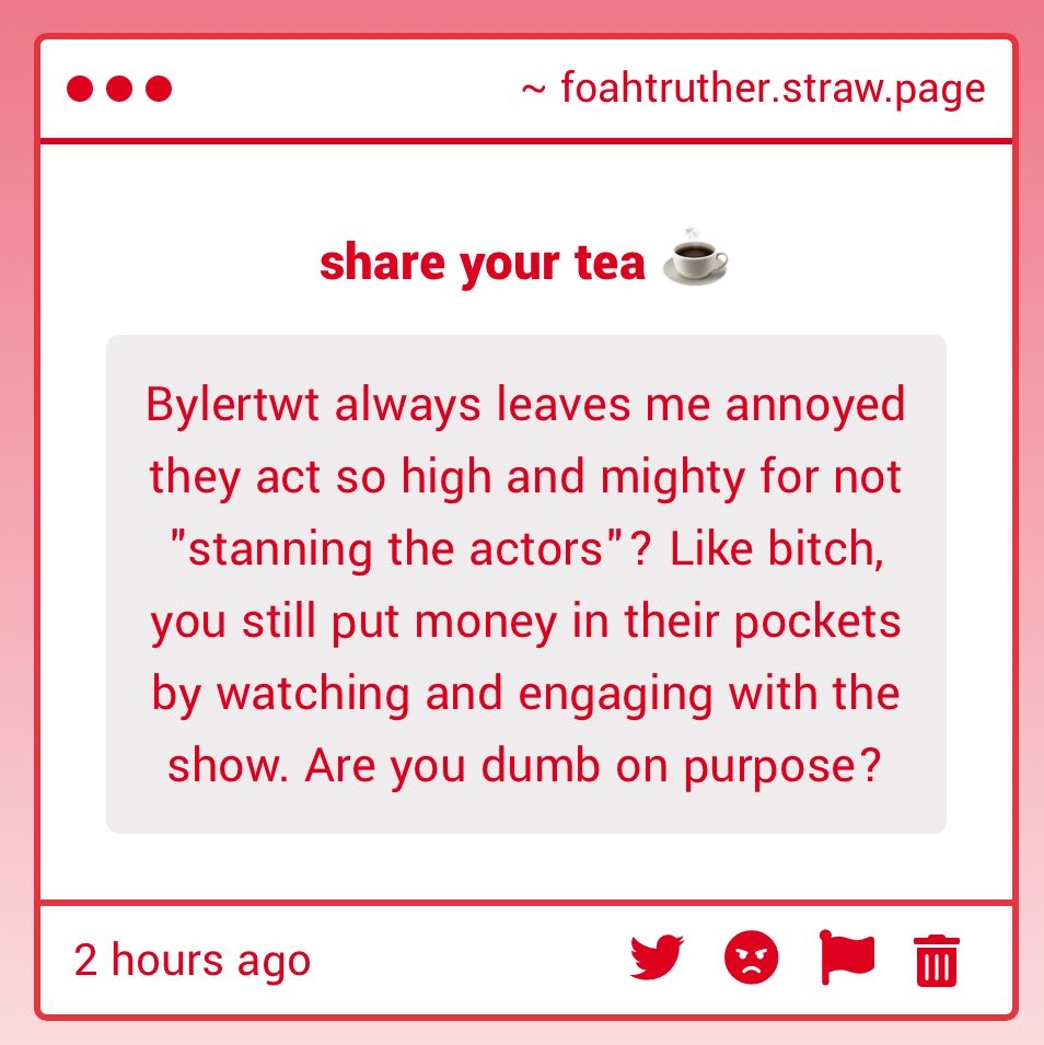 foahfromthehip's tweet photo. dare I say most of them are young and stupid as fuck? their hate is performative and they behave like a hive mind. If a group hates the actors, they feel obliged to hate them too. yeah fr these are the same ppl with N &amp; F as their pfp but go “oh i hate finn and Noah” like bitch https://t.co/LcyNflEyt8