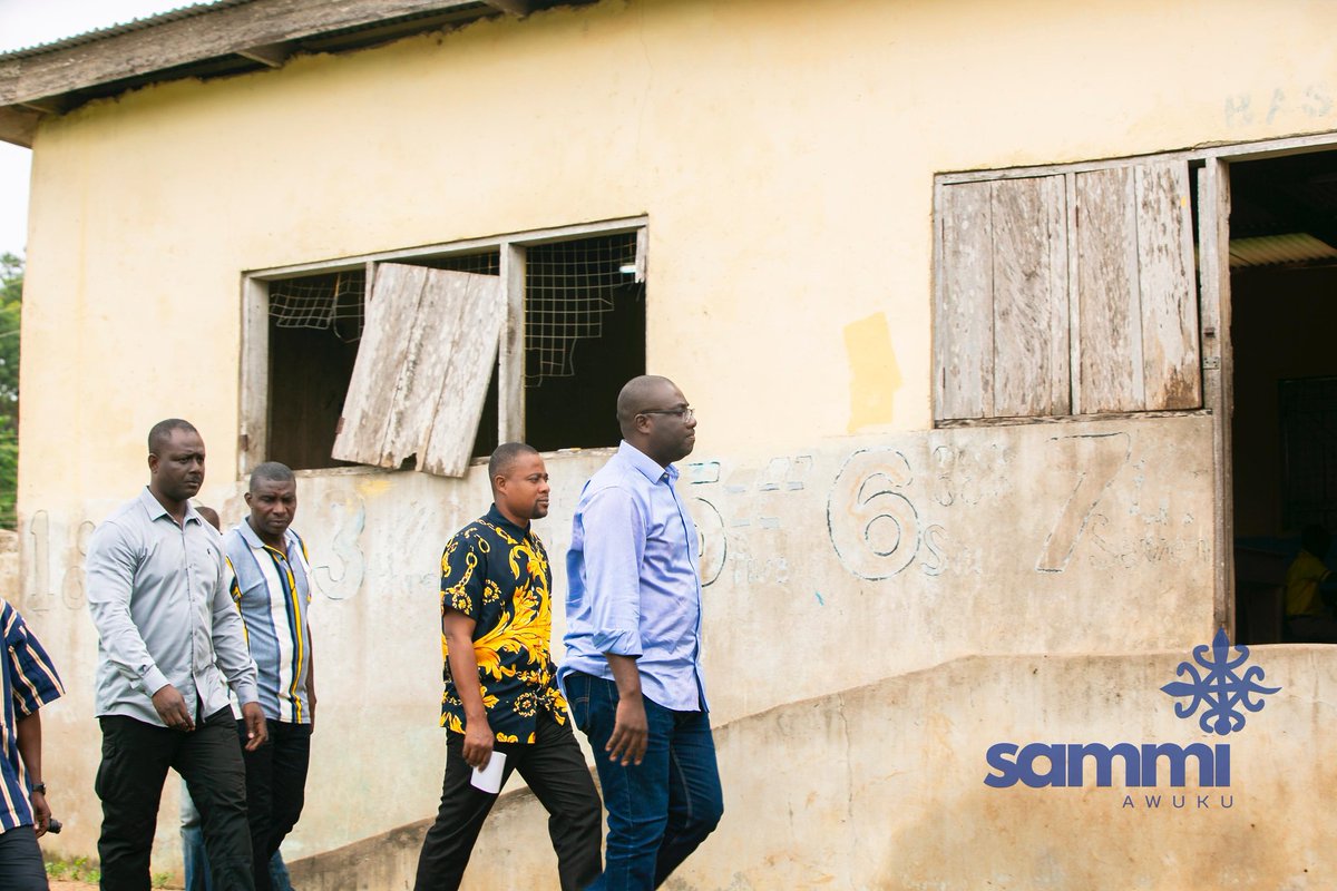 sammiawuku's tweet photo. Yesterday, I visited the schools in Abenta and Adawso to assess the impact of the heavy rains on teaching and learning to offer my support to students, teachers and residents affected by the disruption.

We’ll work together to restore normalcy. https://t.co/Rk2BM1c13r