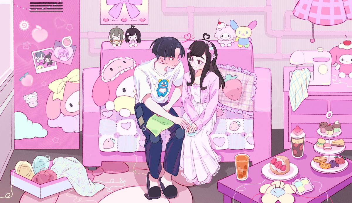 strawberrmi's tweet photo. -ˋˏ✃𓍯𓂃⚉ sewing lesson 𓏧⚉♡✮⋆˙

🖍️: @mond_life (사랑해, 고마워!) https://t.co/vMJhAIzP6l