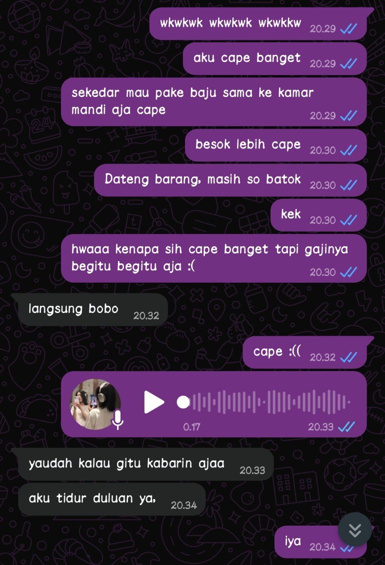youwdey's tweet photo. Padahal lagi cape... https://t.co/5Dc0ixLGDt