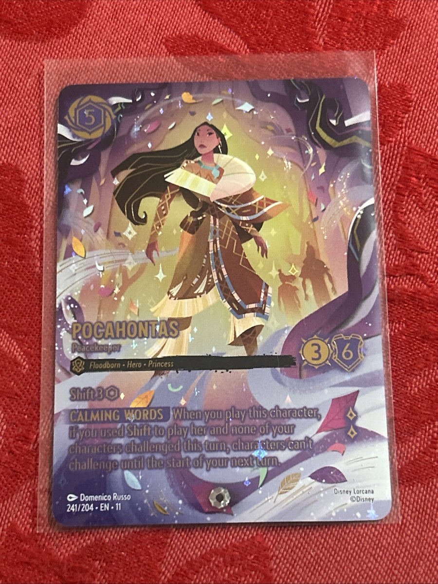 bobway74's tweet photo. Check out ICONIC Disney Lorcana Winterspell - Pocahontas - Peacekeeper - 241/204 ICONIC https://t.co/ZbFRzb1xH3 #eBay via @eBay
#lorcana
#tcg
@@BUYSELLTRADETCG @CardboardBanger https://t.co/NTBkUSFHHI