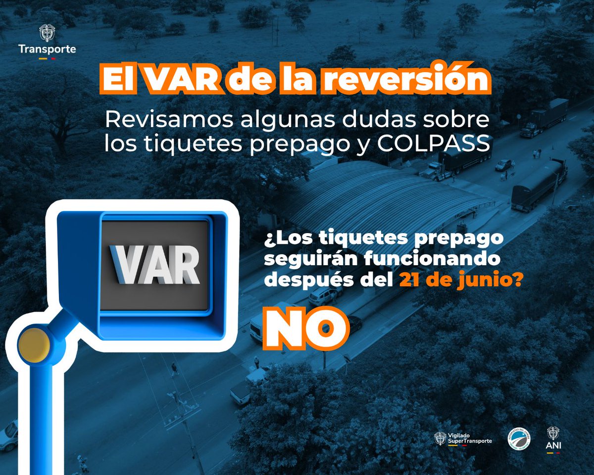 ForumNews_'s tweet photo. #Patrocinado | El VAR de la reversión entra en acción. Con la transición hacia el sistema de pago electrónico COLPASS, han surgido dudas entre usuarios sobre tiquetes prepago y su funcionamiento en los peajes. Por eso, revisamos algunas afirmaciones frecuentes. @aucaribe https://t.co/84JWfQW3c4